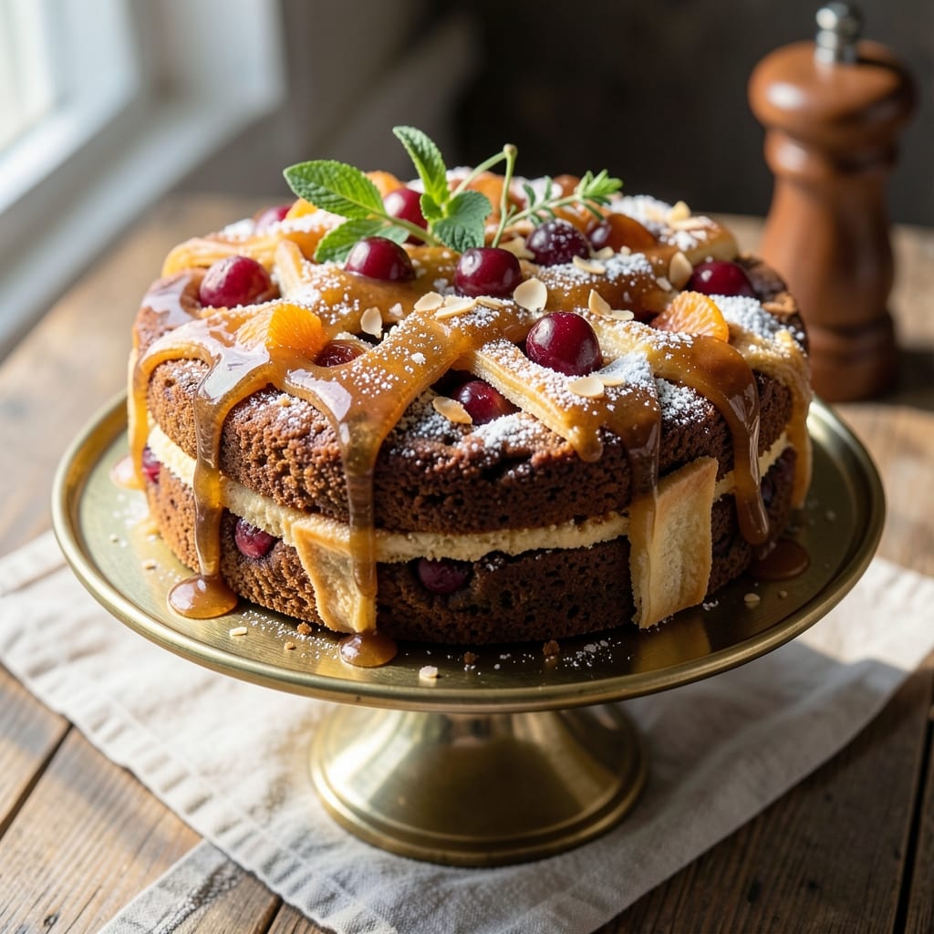 Amaretto Fruit Cake Recipe: Boozy Nutty Swirls That Keep for Months