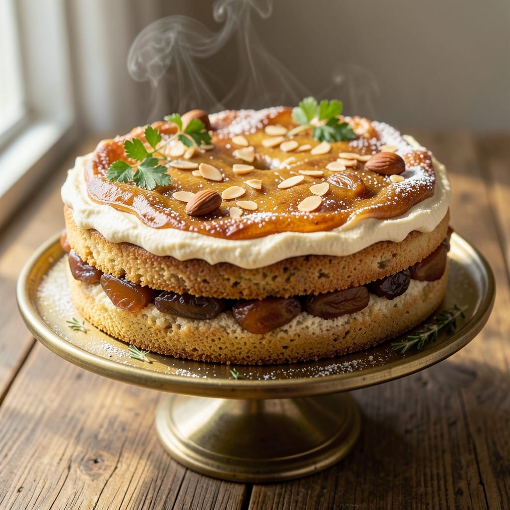 Almond Date Cake Recipe: Fudgy Nutty Layers With Caramelized Top