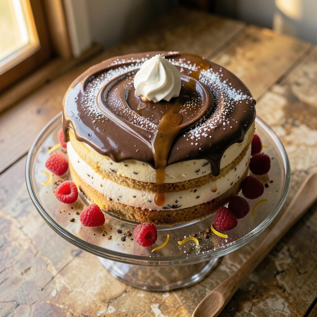 Amazing Ice Cream Cake Recipe: Layered Frosting-Dipped Decadence