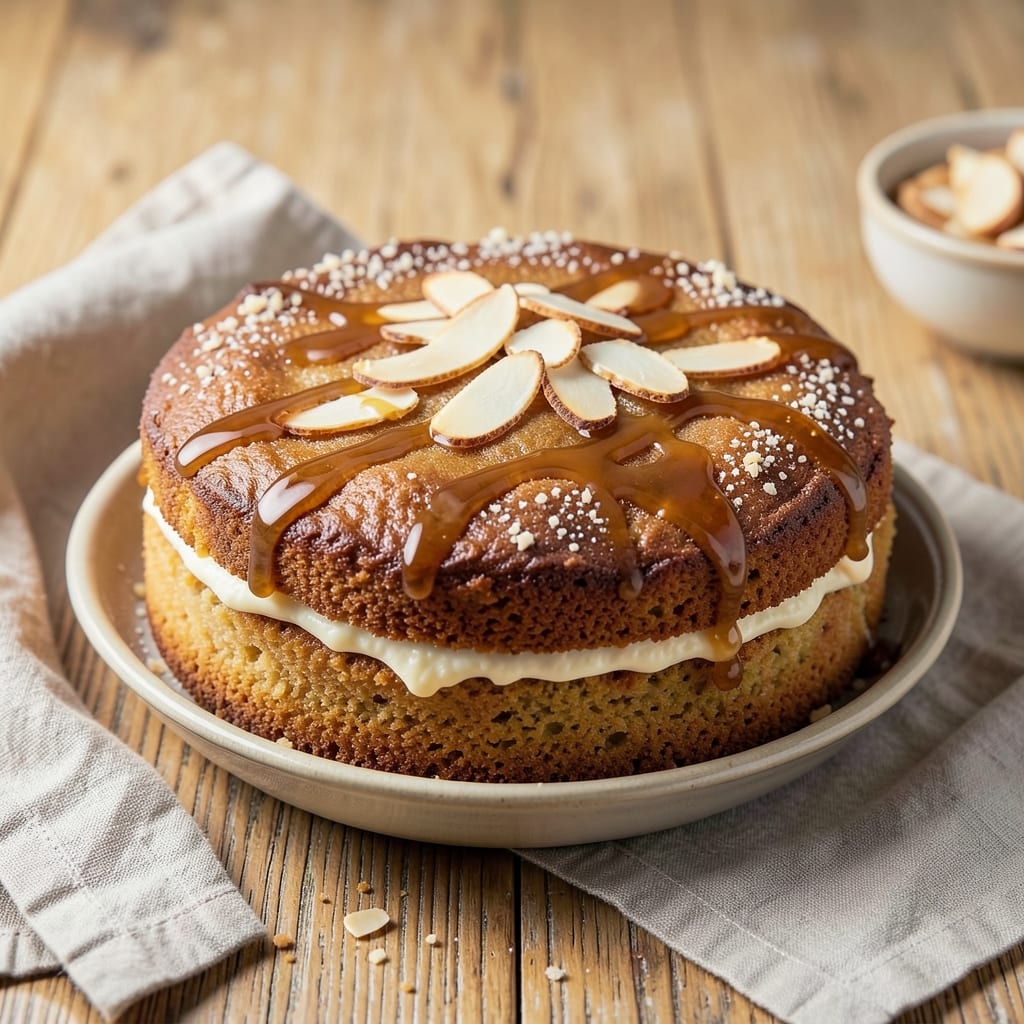 Almond Amaretto Pound Cake Recipe: Boozy Nut Swirls With Crispy Crown
