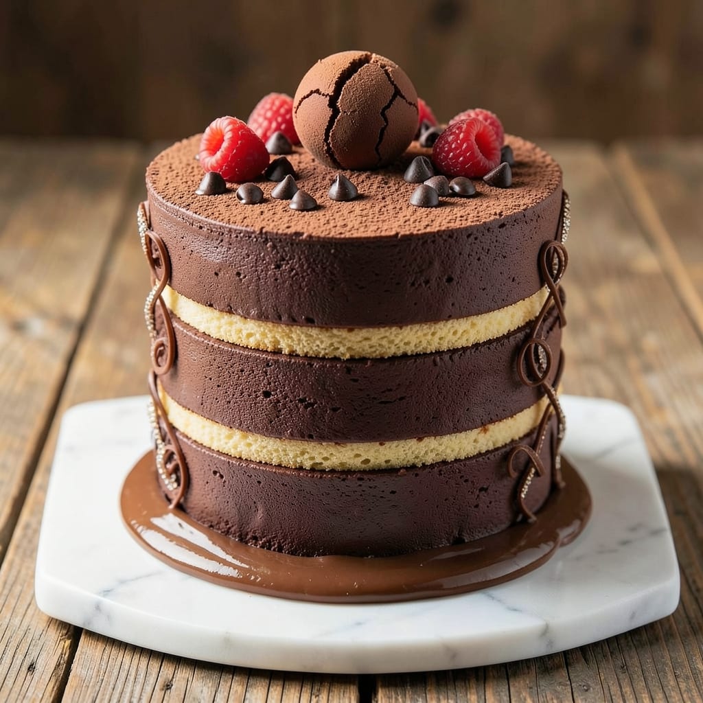 3 Layer Chocolate Mousse Cake Recipe: Velvety Dark, Light, and Rich Trio