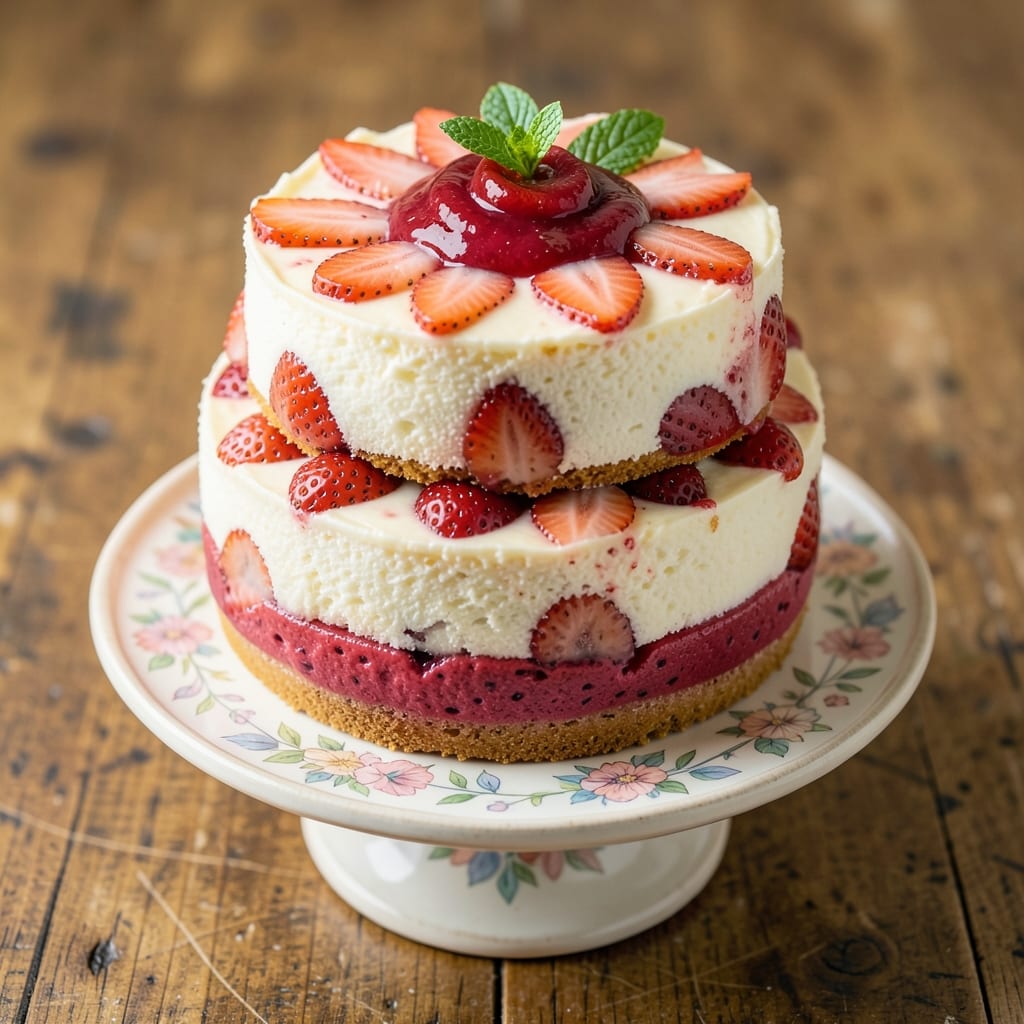 All Natural Strawberry Cake Recipe: Bursting With Fresh Fruit and Light Vanilla Air
