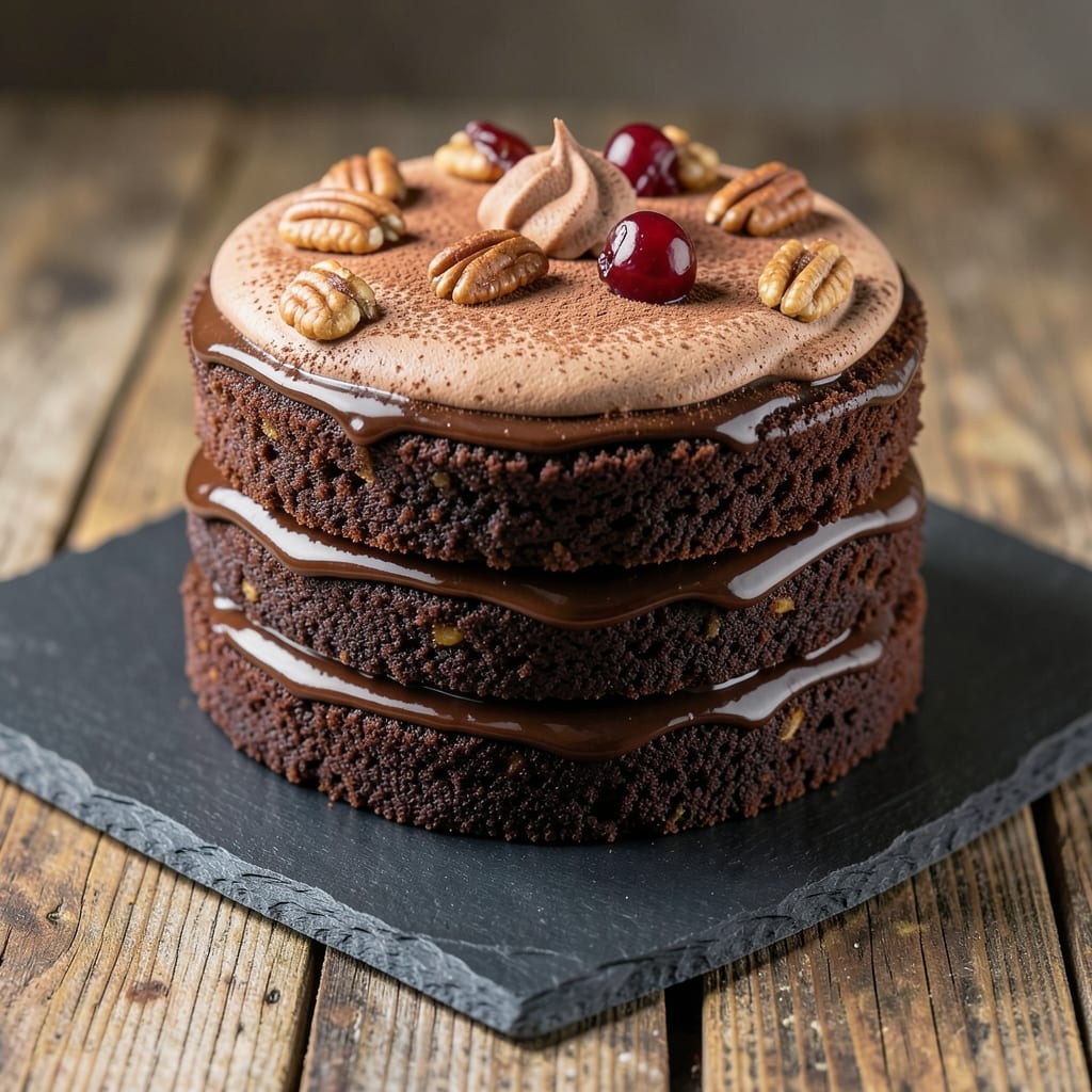 Alton Brown's Devil's Food Cake Recipe: Moist Layers with Boozy Chocolate Depth