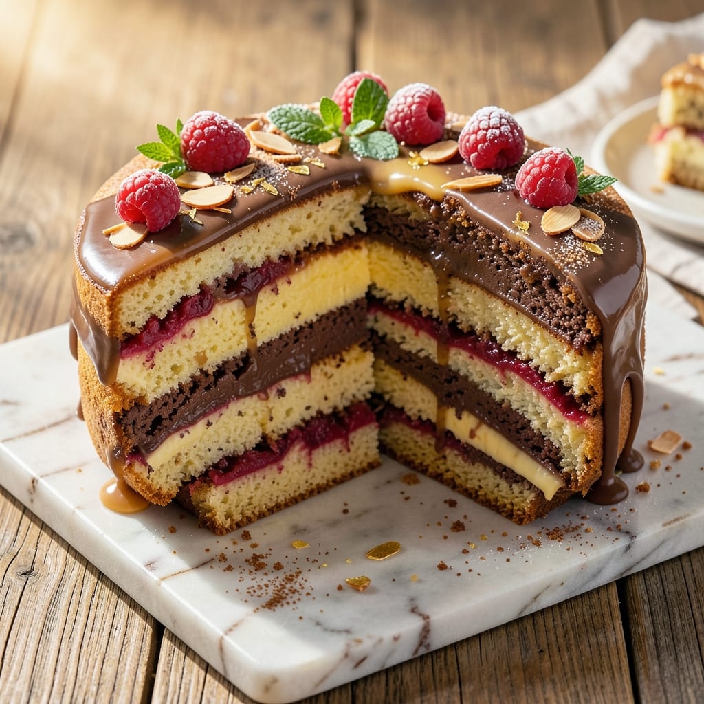6 Flavor Pound Cake Recipe: Layered Vanilla, Chocolate, and Citrus Zest Magic