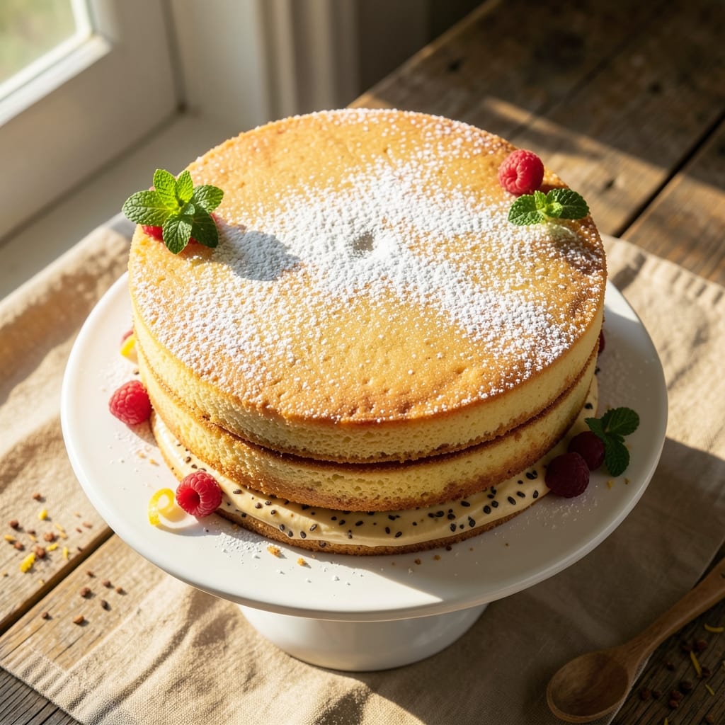 All-In-One Sponge Cake Recipe: No-Mix, Foolproof Layers