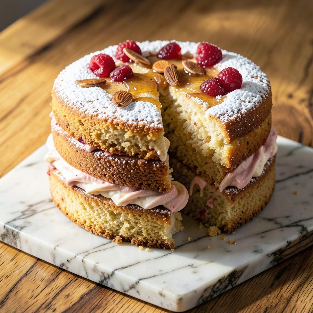 Almond Cream Cheese Pound Cake Recipe: Nutty Swirls and Buttery Golden Crust