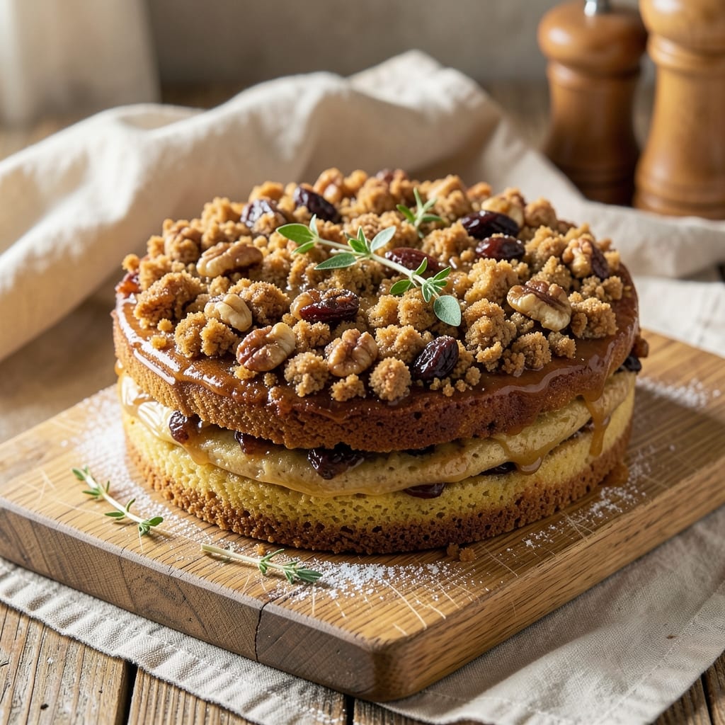 Alton Brown's Coffee Cake Recipe: Vanilla Bean Swirls and Buttery Streusel Crown