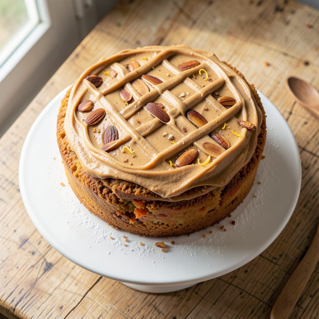 Almond Carrot Cake Recipe: Moist Layers with Spiced Almond Crunch