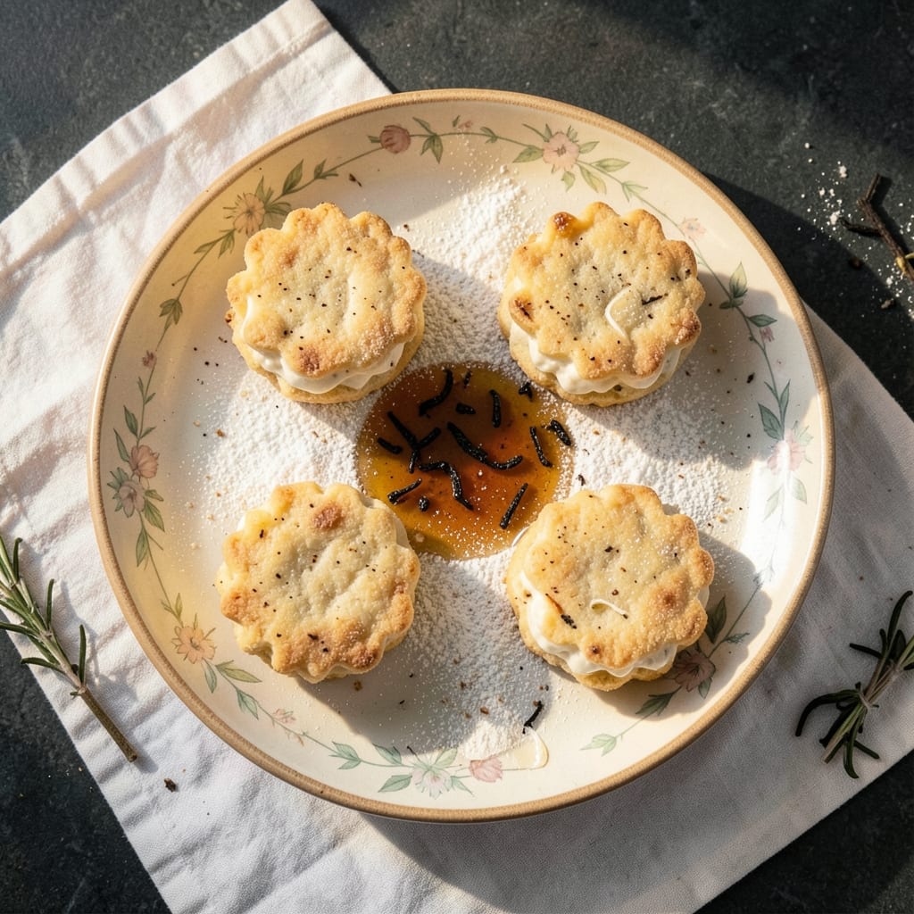 Almond Ricotta Tea Cakes Recipe: Tea-Infused Vanilla Swirl Delight