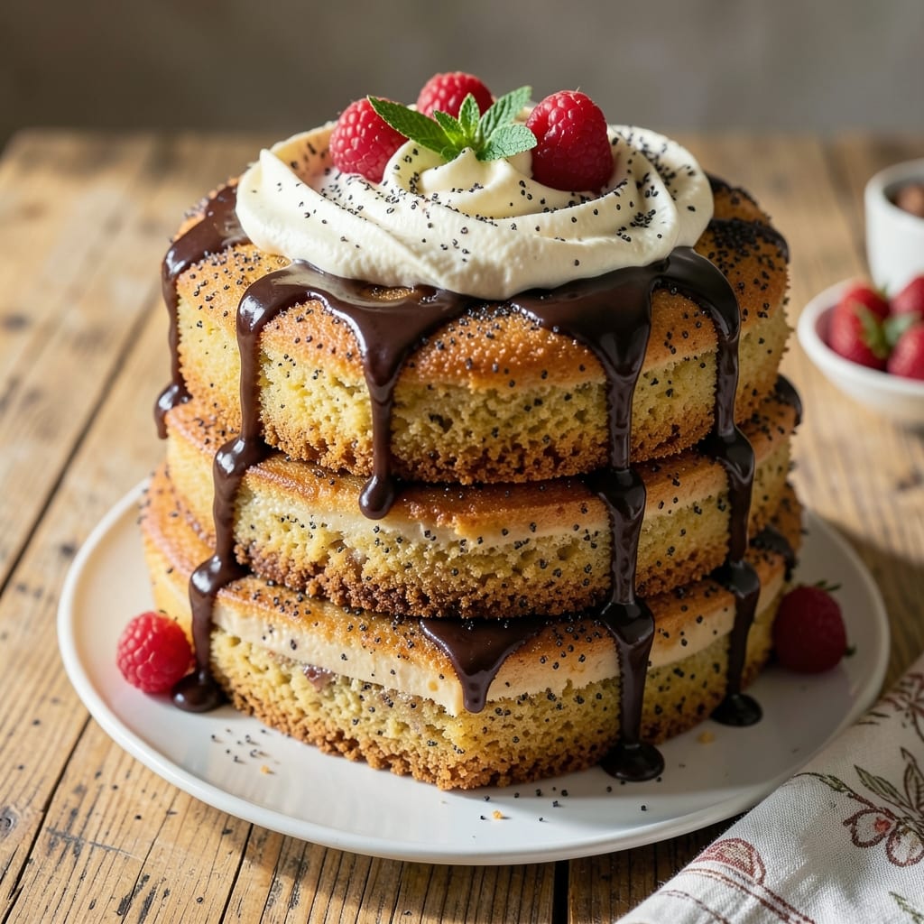 Almond Poppyseed Cake Recipe: Nutty Swirls and Crispy Crown Magic