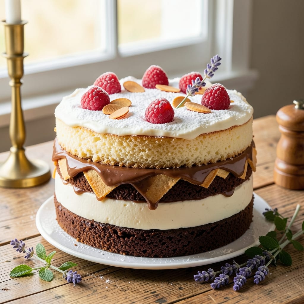 Alpine Cake Recipe: Swiss Mountain Crunch With Citrus Zest