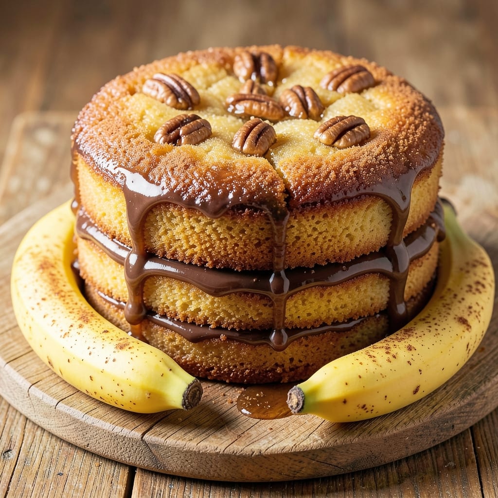 5 Banana Cake Recipe: Fluffy Layers With Nutty Crunch Top