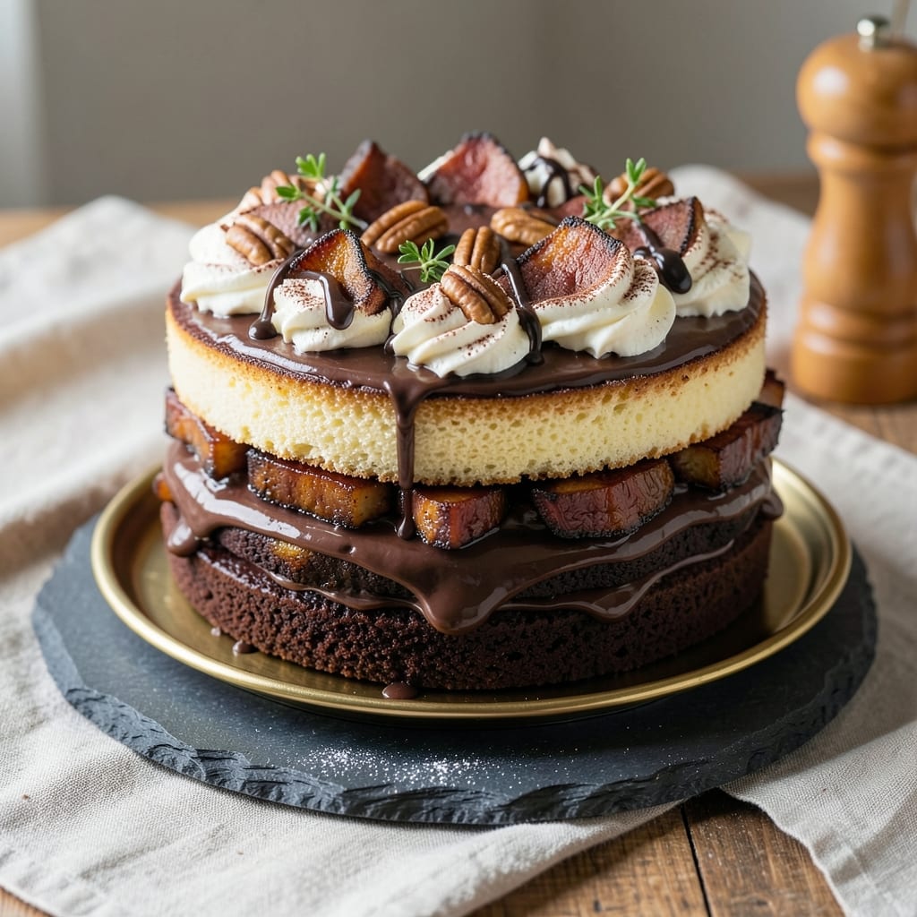 Alligator Cake Recipe: Swampy Vanilla Layers with Boozy Crunch