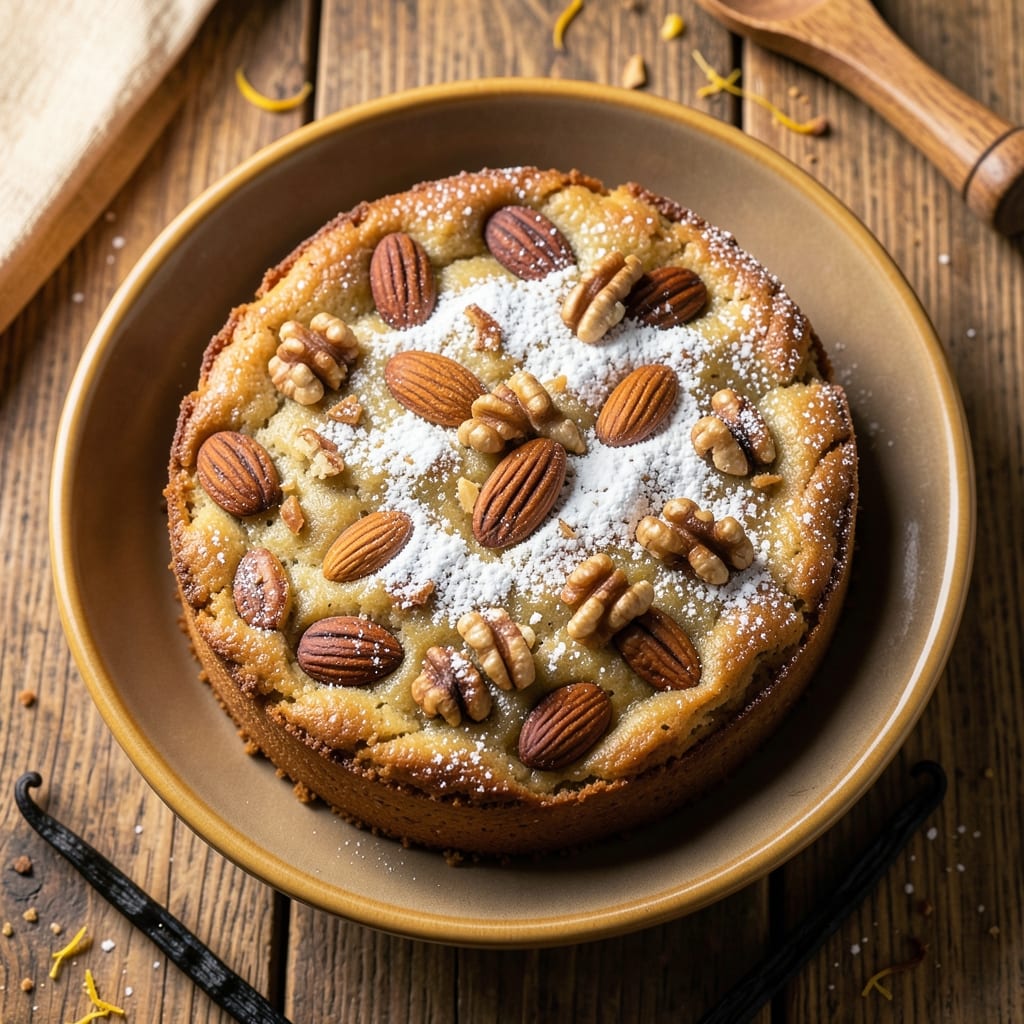 Almond and Walnut Cake Recipe: Toasted Nut Crunch and Vanilla Depth in Layers