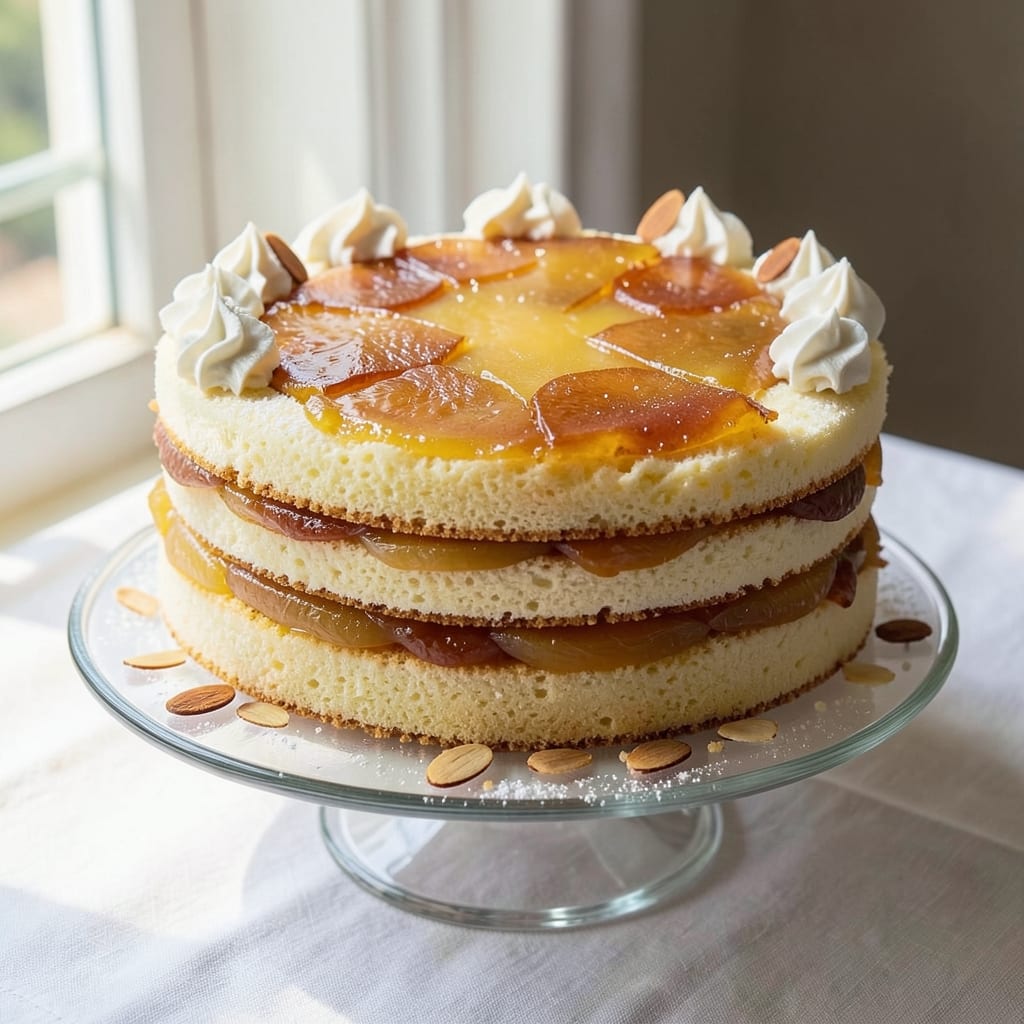 Alhambra Cake Recipe: Vanilla-Almond Swirls with Caramelized Top