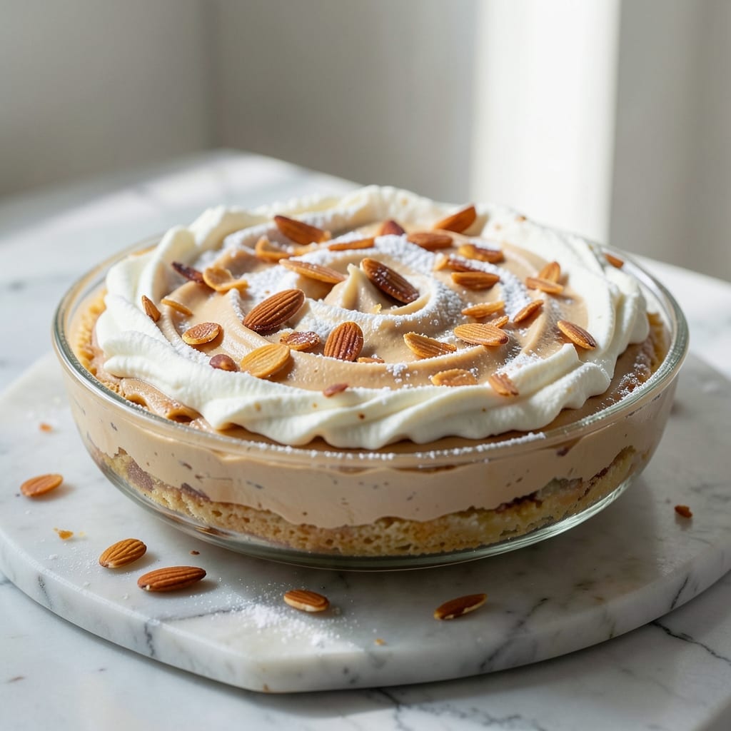 Almond Cake Filling Recipe: Toasted Nut Swirls With Vanilla-Infused Cream