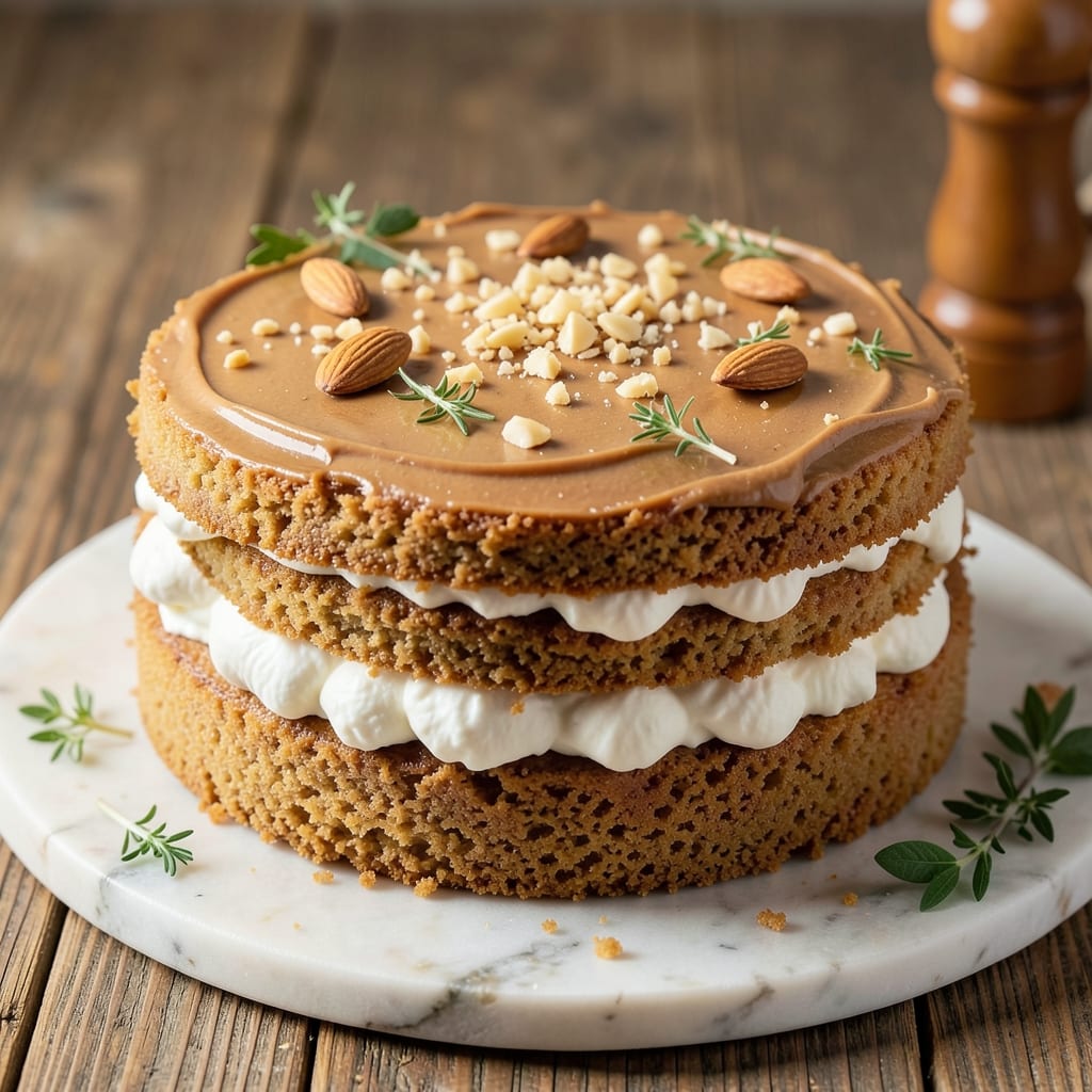 Almond Cookie Cake Recipe: Nutty Swirls With Buttery Crispness
