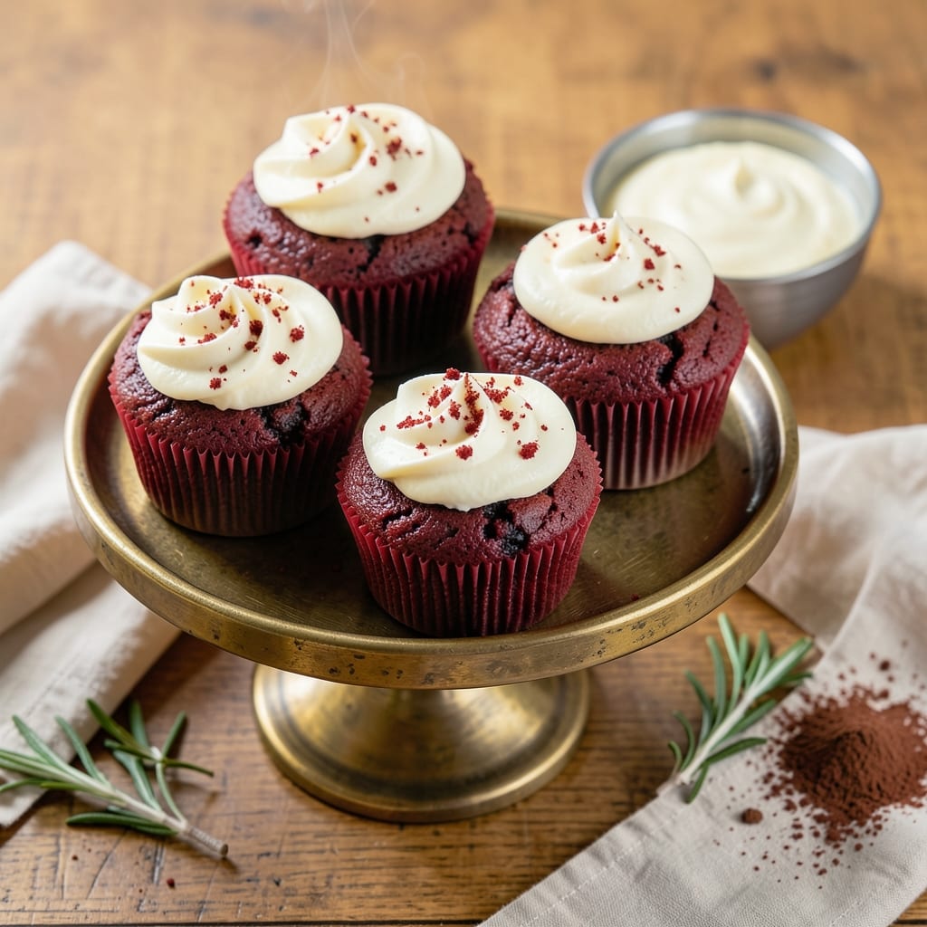 Amazing Red Velvet Cupcakes Recipe: Cocoa-Kissed Frosting and Velvety Moisture