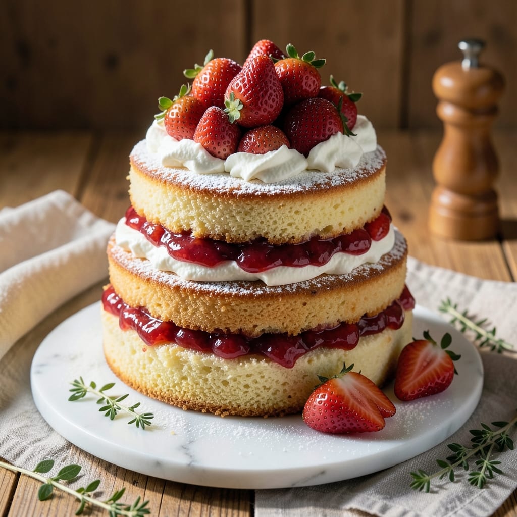 Ambrosia Bakery Fresh Strawberry Cake Recipe: Layered Sunshine with Bursting Berries