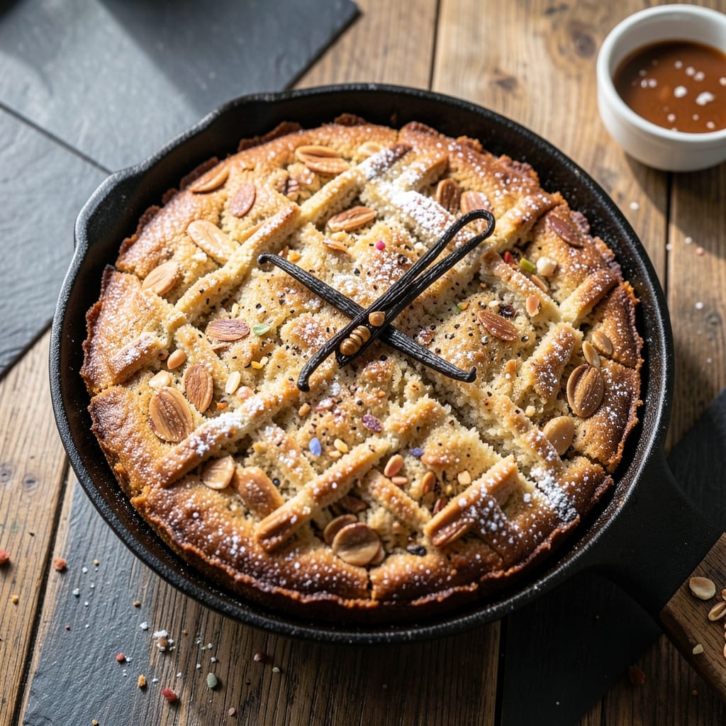 Almond Skillet Cake Recipe: Golden Crust, Warm Vanilla Almond Swirls