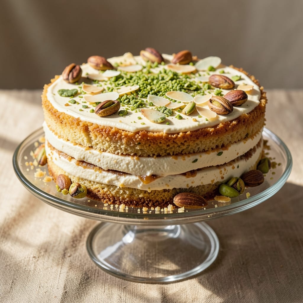 Almond Pistachio Cake Recipe: Nutty Crunch Meets Decadent Moisture