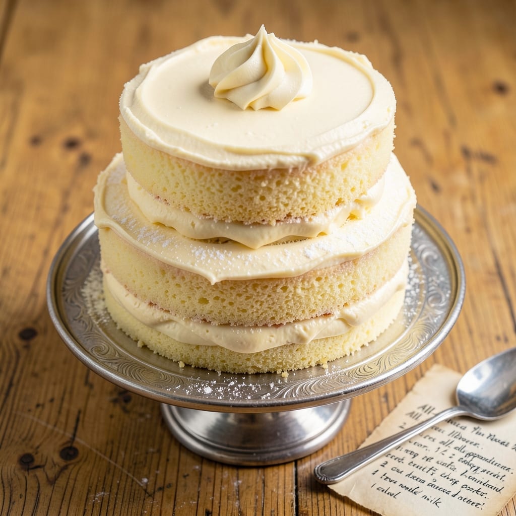 All-Purpose Flour Yellow Cake Recipe: Vanilla Bean Moisture With Buttery Layers
